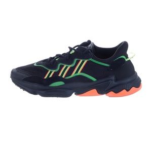 Adidas Osweego Black Green Orange Athletic Sneakers